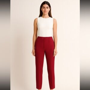 Brooks Brothers Women's Red Straight Leg Pants